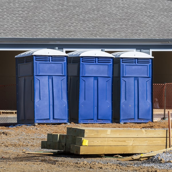 what is the maximum capacity for a single porta potty in Wimer OR